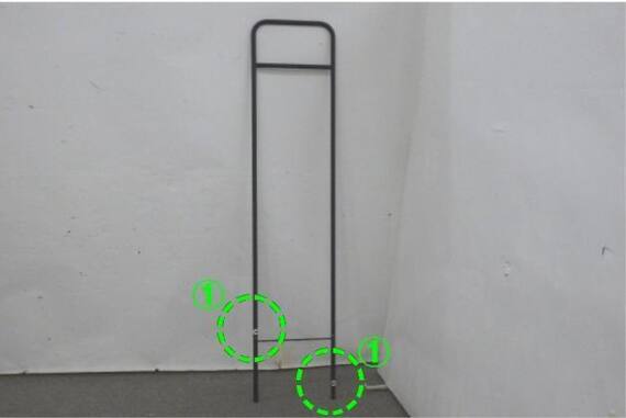 ハンガーツキスガタミDSD666WH/BK 7枚目画像