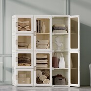 折り畳みワードローブ (BR)【期間限定価格:11/27~1/5まで】