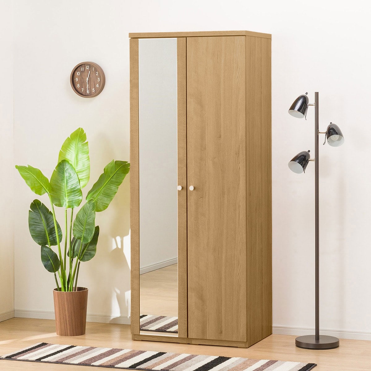 ワードローブ(クエスT 80WR LBR2) | ニトリネット【公式】 家具