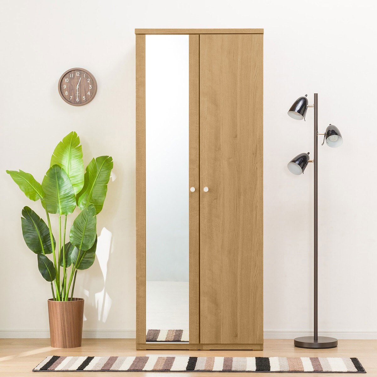 ワードローブ(クエスT 80WR LBR3) | ニトリネット【公式】 家具