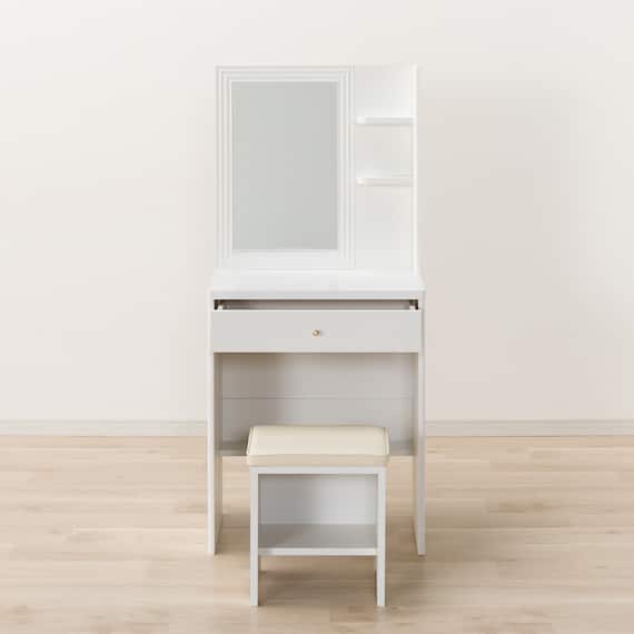 スツール付きドレッサー(FE002 WH) 4枚目画像