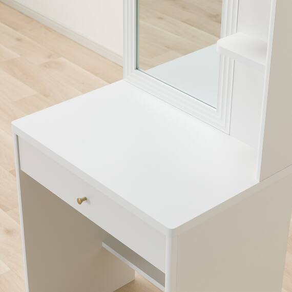 スツール付きドレッサー(FE002 WH) 9枚目画像