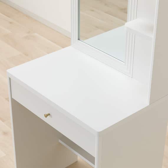 スツール付きドレッサー(FE002 WH) 9枚目画像