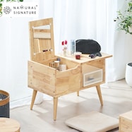 【NATURAL SIGNATURE】天然木ドレッサーテーブル