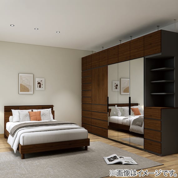 ミラー付きワードローブ(WS051 40MWR-R) 2枚目画像