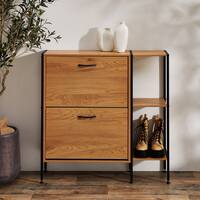 シューズラック(KP502 LBR/BK)