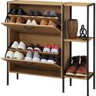 シューズラック(KP502 LBR/BK) 10枚目画像