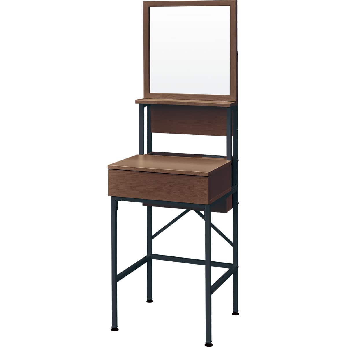 一面鏡ドレッサー(DR015 W45 MBR/BK) | ニトリネット【公式】 家具