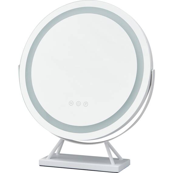 LED搭載置き型ミラー(OD001 WH) 1枚目画像
