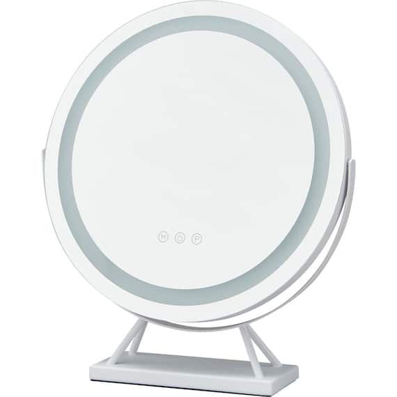 LED搭載置き型ミラー(OD001 WH) 1枚目画像