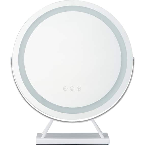 LED搭載置き型ミラー(OD001 WH) 2枚目画像