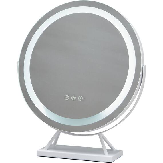 LED搭載置き型ミラー(OD001 WH) 3枚目画像