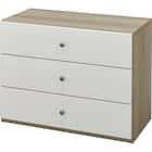 ローチェスト 3段タイプ(リセナ3 6080H WW/GY) 1枚目画像