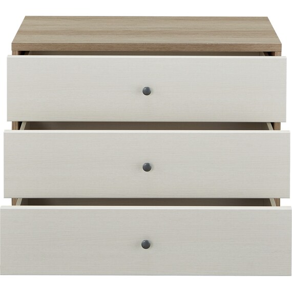 ローチェスト 3段タイプ(リセナ3 6080H WW/GY) 3枚目画像