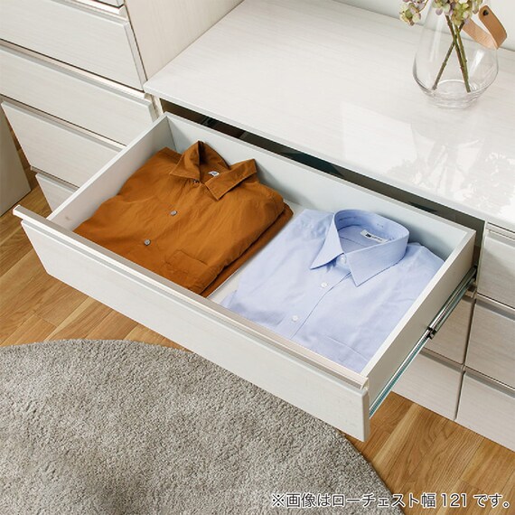 ローチェスト(SMケース3 80LC WH)【島忠ホームズ商品】 5枚目画像