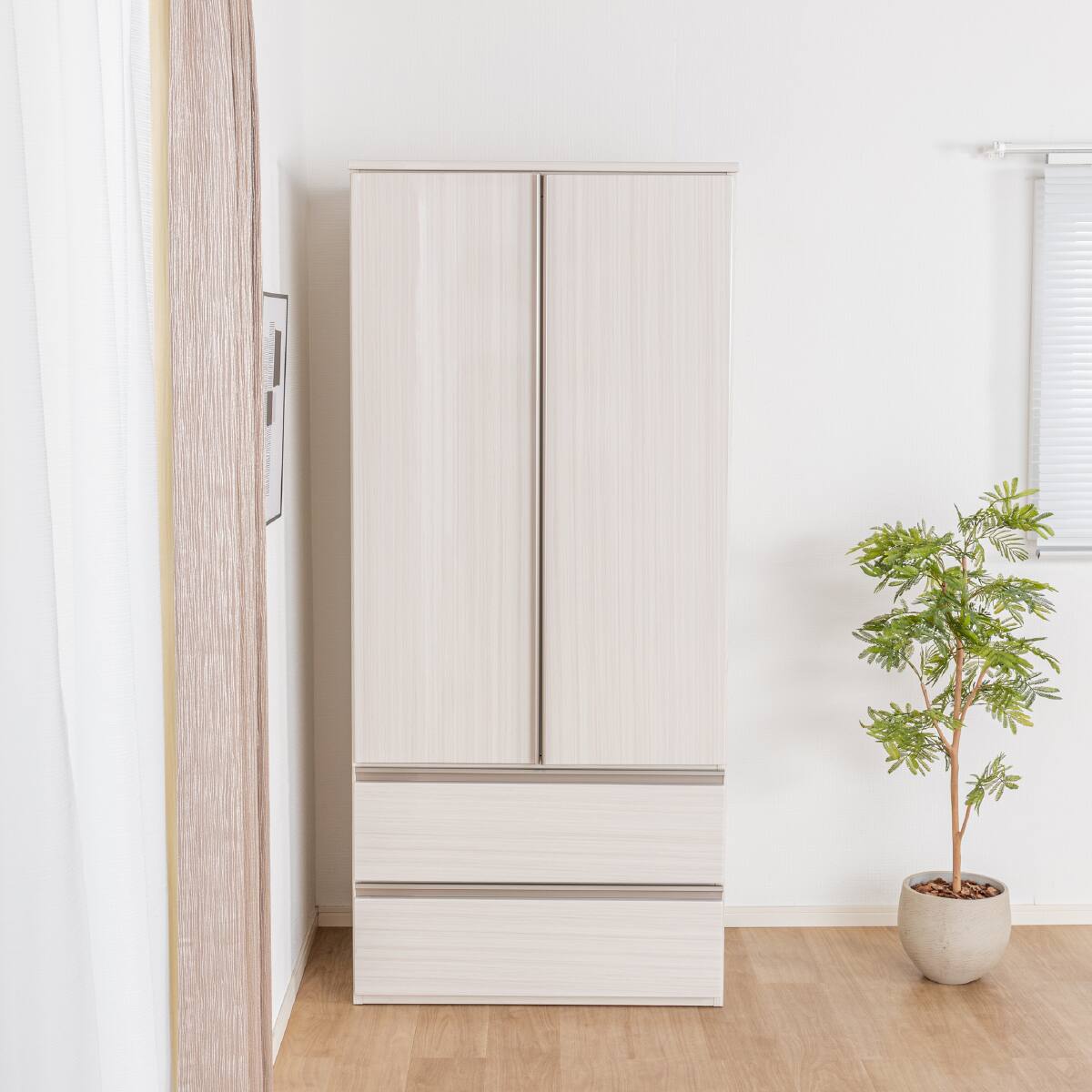ワードローブ(SMケース3 80WD WH)【島忠ホームズ商品】 | ニトリネット