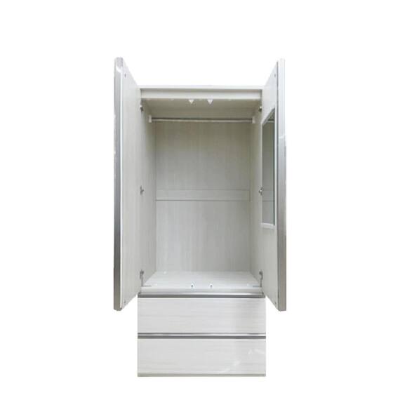 ワードローブ(SMケース3 80WD WH)【島忠ホームズ商品】 6枚目画像