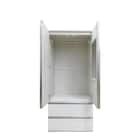 ワードローブ(SMケース3 80WD WH)【島忠ホームズ商品】 6枚目画像