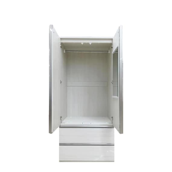 ワードローブ(SMケース3 80WD WH)【島忠ホームズ商品】 6枚目画像