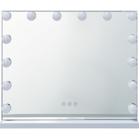 LED付き置き型ミラー(OD002 WH) 2枚目画像