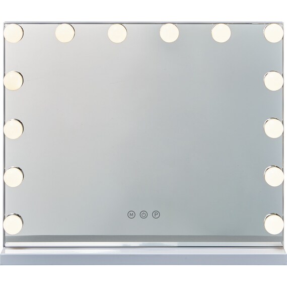 LED付き置き型ミラー(OD002 WH) 6枚目画像