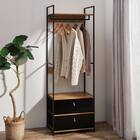 ハンガーラック(KP520 LBR/BK) 1枚目画像