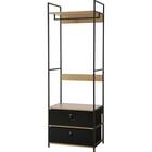 ハンガーラック(KP520 LBR/BK) 3枚目画像