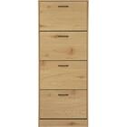 シューズラック(KP521 150 LBR/BK) 4枚目画像