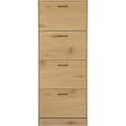 シューズラック(KP521 150 LBR/BK) 4枚目画像