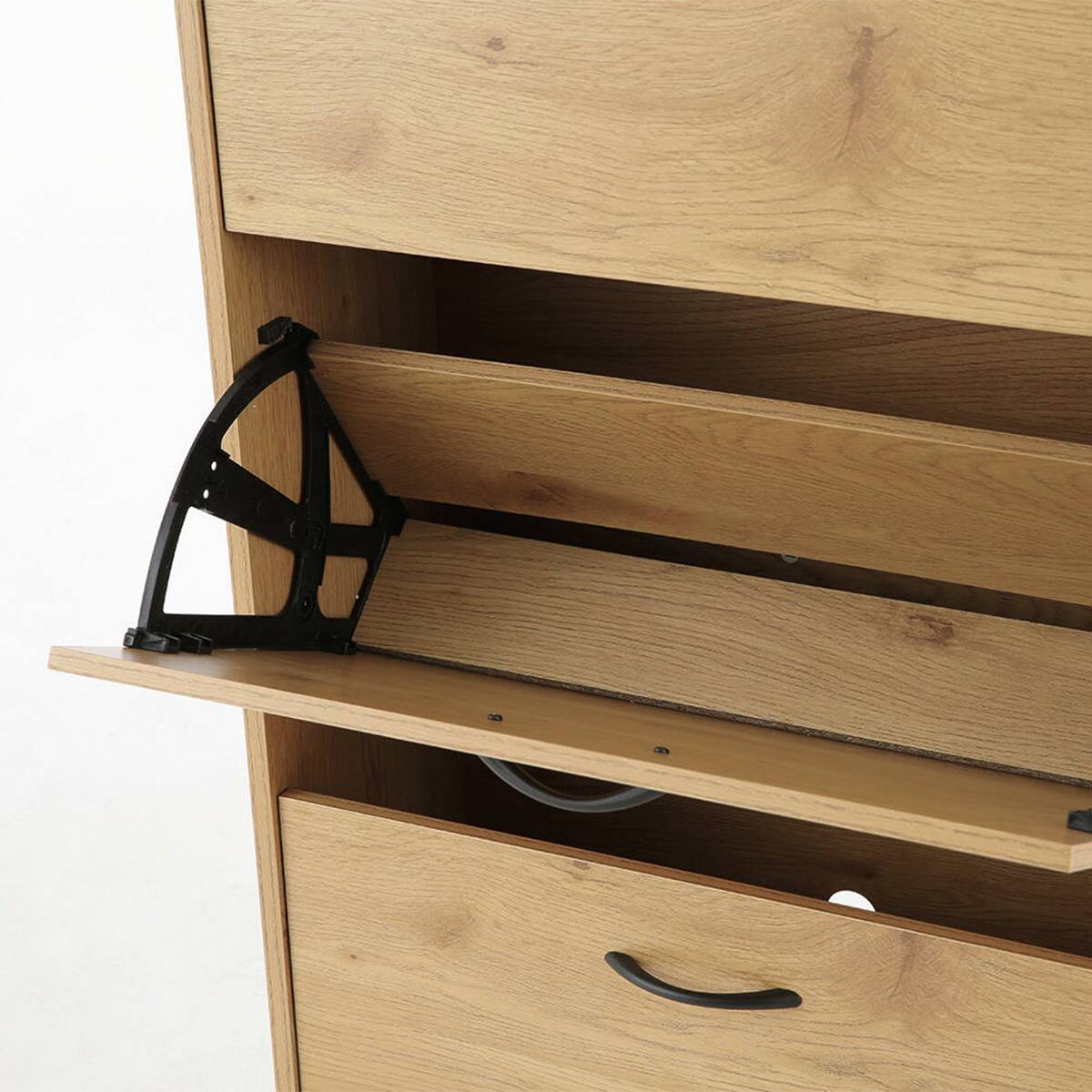 シューズラック(KP521 150 LBR/BK) | ニトリネット【公式】 家具