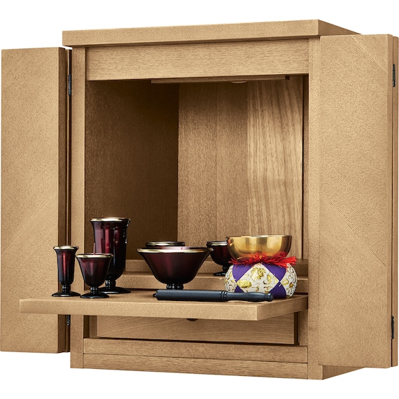 仏壇仏具セット(WB01 LBR) 1枚目画像