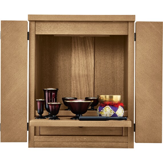 仏壇仏具セット(WB01 LBR) 2枚目画像