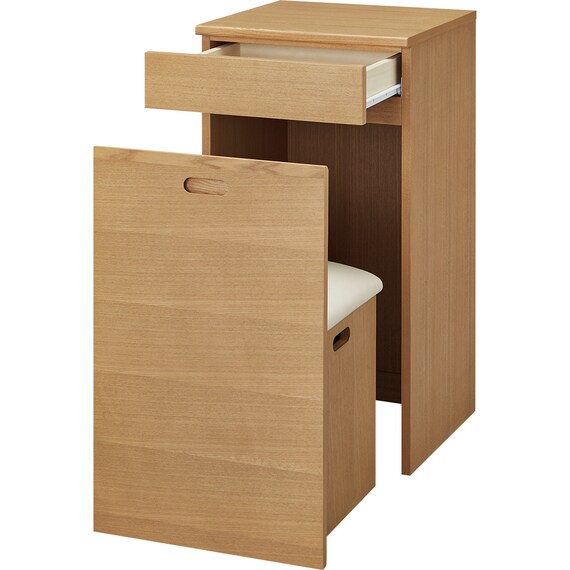 仏壇キャビネット(WB02 椅子付きLBR) 3枚目画像