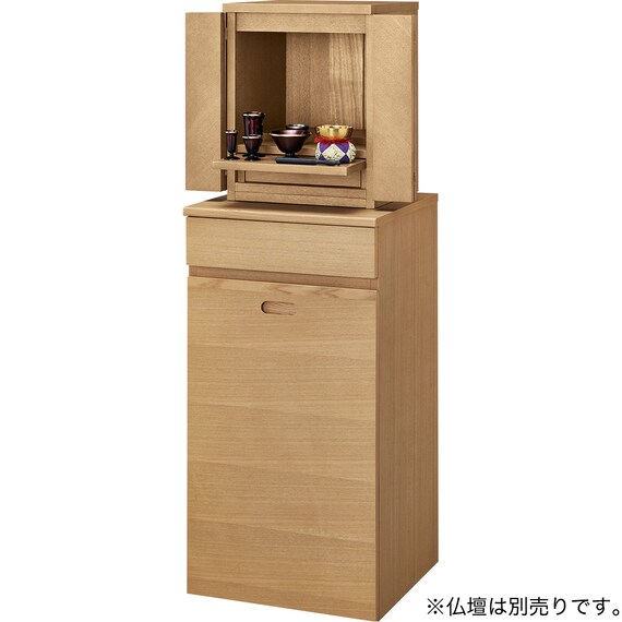 仏壇キャビネット(WB02 椅子付きLBR) 6枚目画像