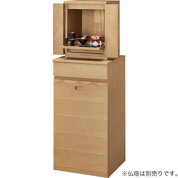 仏壇キャビネット(WB02 椅子付きLBR) 6枚目画像