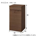 仏壇キャビネット(WB02 椅子付きLBR) 8枚目画像