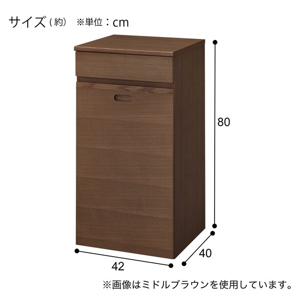 仏壇キャビネット(WB02 椅子付きLBR) 8枚目画像