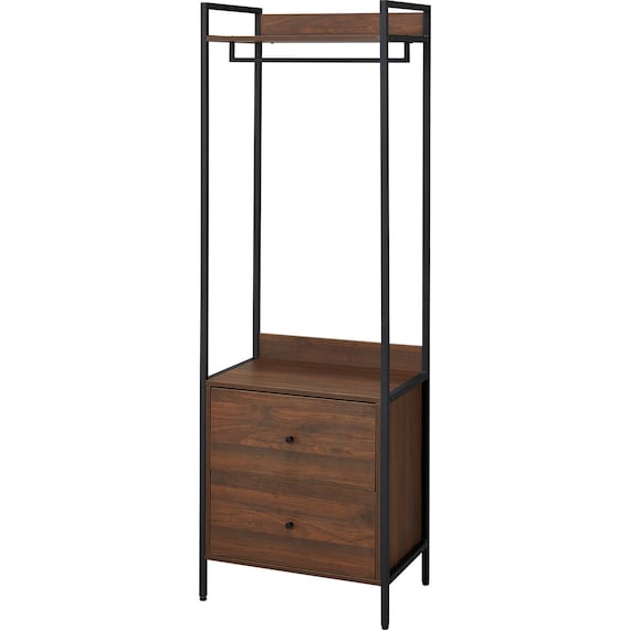 ハンガーラックシェルフ(JJ180 602D MBR) 1枚目画像