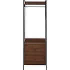 ハンガーラックシェルフ(JJ180 602D MBR) 2枚目画像