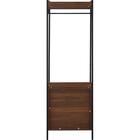 ハンガーラックシェルフ(JJ180 602D MBR) 4枚目画像