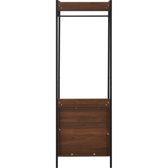 ハンガーラックシェルフ(JJ180 602D MBR) 4枚目画像