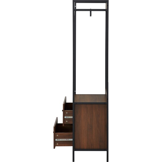 ハンガーラックシェルフ(JJ180 602D MBR) 5枚目画像