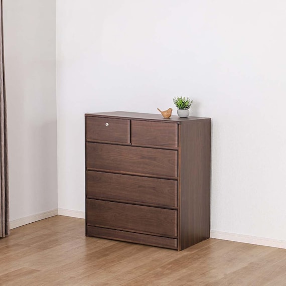 ローチェスト(BT-02 幅80cm 4段 WN)【島忠ホームズ商品】 1枚目画像