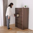 ローチェスト(BT-02 幅80cm 4段 WN)【島忠ホームズ商品】 4枚目画像