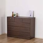 ローチェスト(BT-02 幅120cm 4段 WN)【島忠ホームズ商品】 1枚目画像