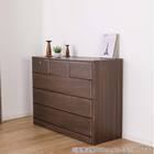 ローチェスト(BT-02 幅120cm 4段 WN)【島忠ホームズ商品】 3枚目画像