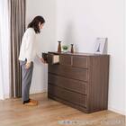 ローチェスト(BT-02 幅120cm 4段 WN)【島忠ホームズ商品】 4枚目画像