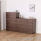 ローチェスト(BT-02 幅120cm 4段 WN)【島忠ホームズ商品】 5枚目画像