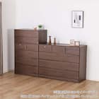 ローチェスト(BT-02 幅120cm 4段 WN)【島忠ホームズ商品】 5枚目画像