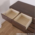 ローチェスト(BT-02 幅120cm 4段 WN)【島忠ホームズ商品】 7枚目画像